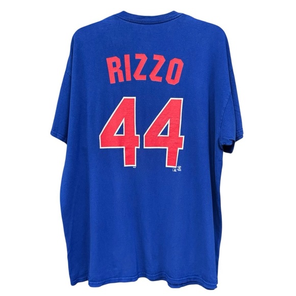 Chicago Cubs Rizzo #44 Royal Blue MLB Tee Men’s XL Genuine Merchandise - Picture 2 of 7